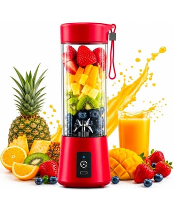 Portable 6-Blade Juicer Blender with Built-In Jar Juice Mixer Bottle, USB Rechargeable Personal Size Juicer Grinder for Juices,itchen Appliance for Milk Shakes (Multi )