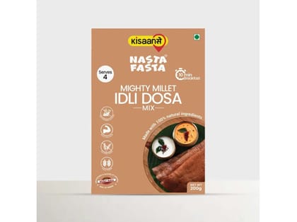  KisaanSay Nasta Fasta Millet Idli Dosa Mix - 400 Gram