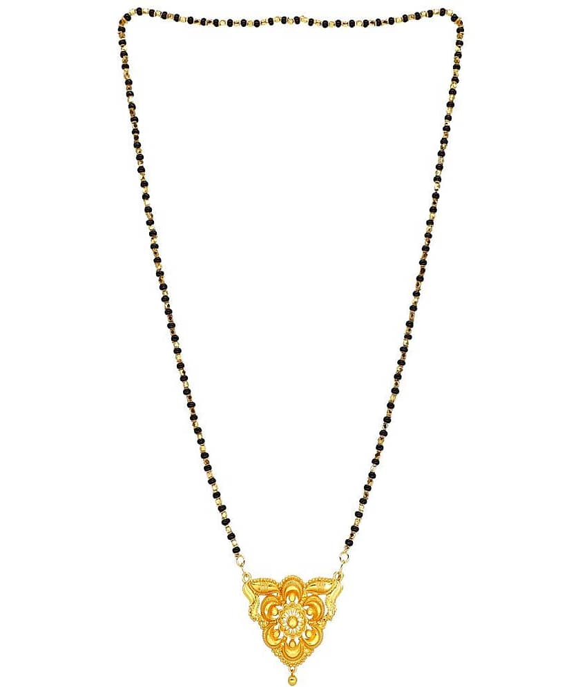 JIPPA - Golden Mangalsutra ( Pack of 1 )