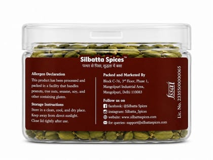 Silbatta Spices Green Cardamom | Hari Elaichi