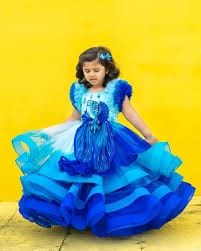 Little Blossom Girls Cotton Frock