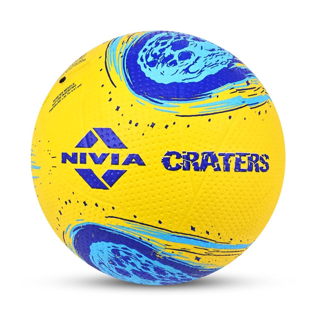 Nivia VB 488 Craters Yellow, Moulded Volleyball - Sports and Fitness Equipment | Buy online on ZillyBuy