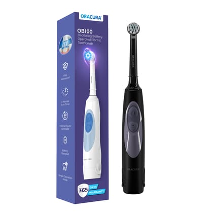OB100 BeginCare Oscillating Battery Operated Electric Toothbrush