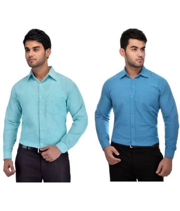 DESHBANDHU DBK Cotton Regular Fit Men's Casual Shirt - Multi ( Pack of 2 )