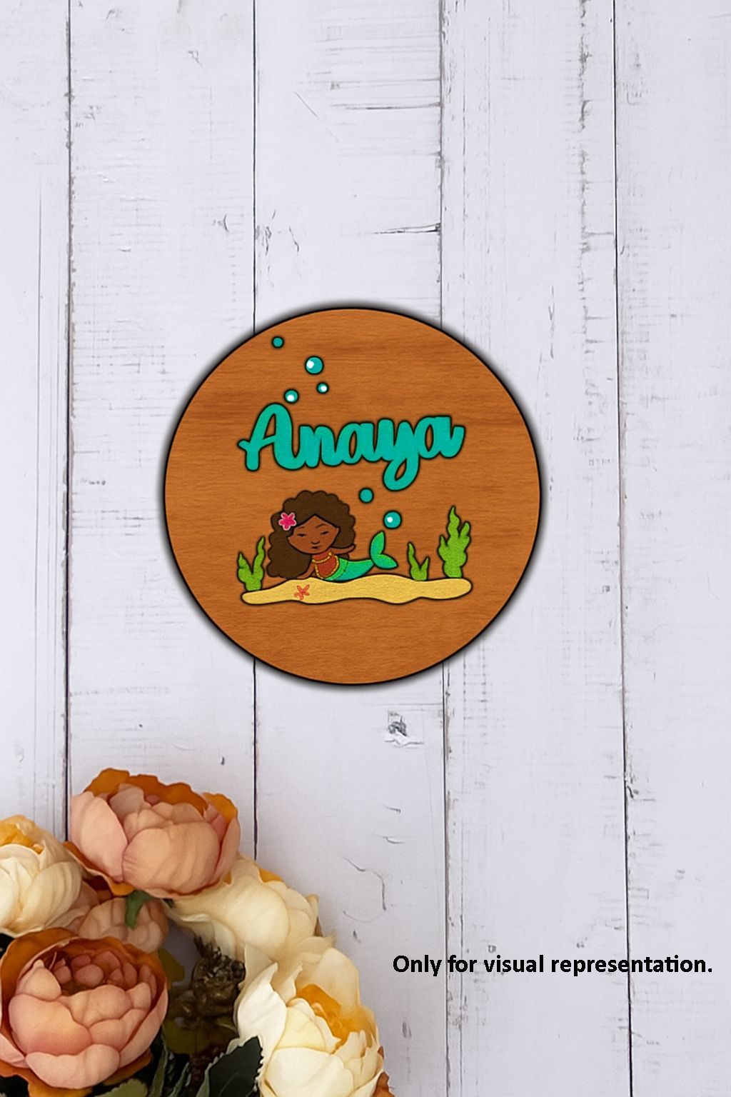 Dbeautify's Mermaid Theme Kids Name Plate