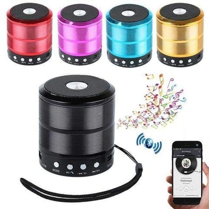 WS-887 Compact Wireless Speaker with Premium Sound Quality and Portable Design for Home, Office and Travel Use