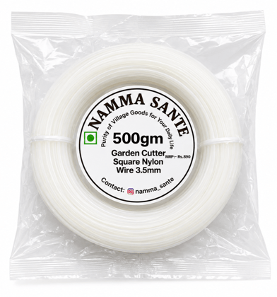 Garden Cutter Square Nylon Wire 3.5mm 500gm