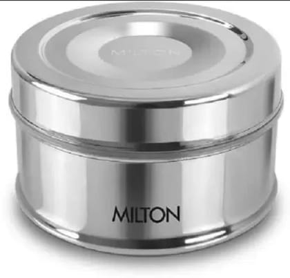 MILTON Thermoware Steel Snacks Large Box 550ml 1 Containers Lunch Box (550 ml)