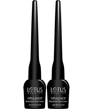 Lotus Makeup Opulence Botanical Eye Liner Black, 4g (Pack of 2)