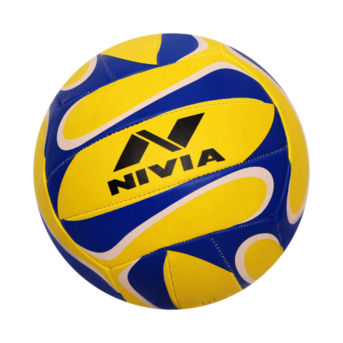 NIVIA Volleyball, VB 472 trainer, 18 Panel, Stitched, Rubberised, Training Volleyball, Size: 4 - Sports and Fitness Equipment | Buy online on ZillyBuy