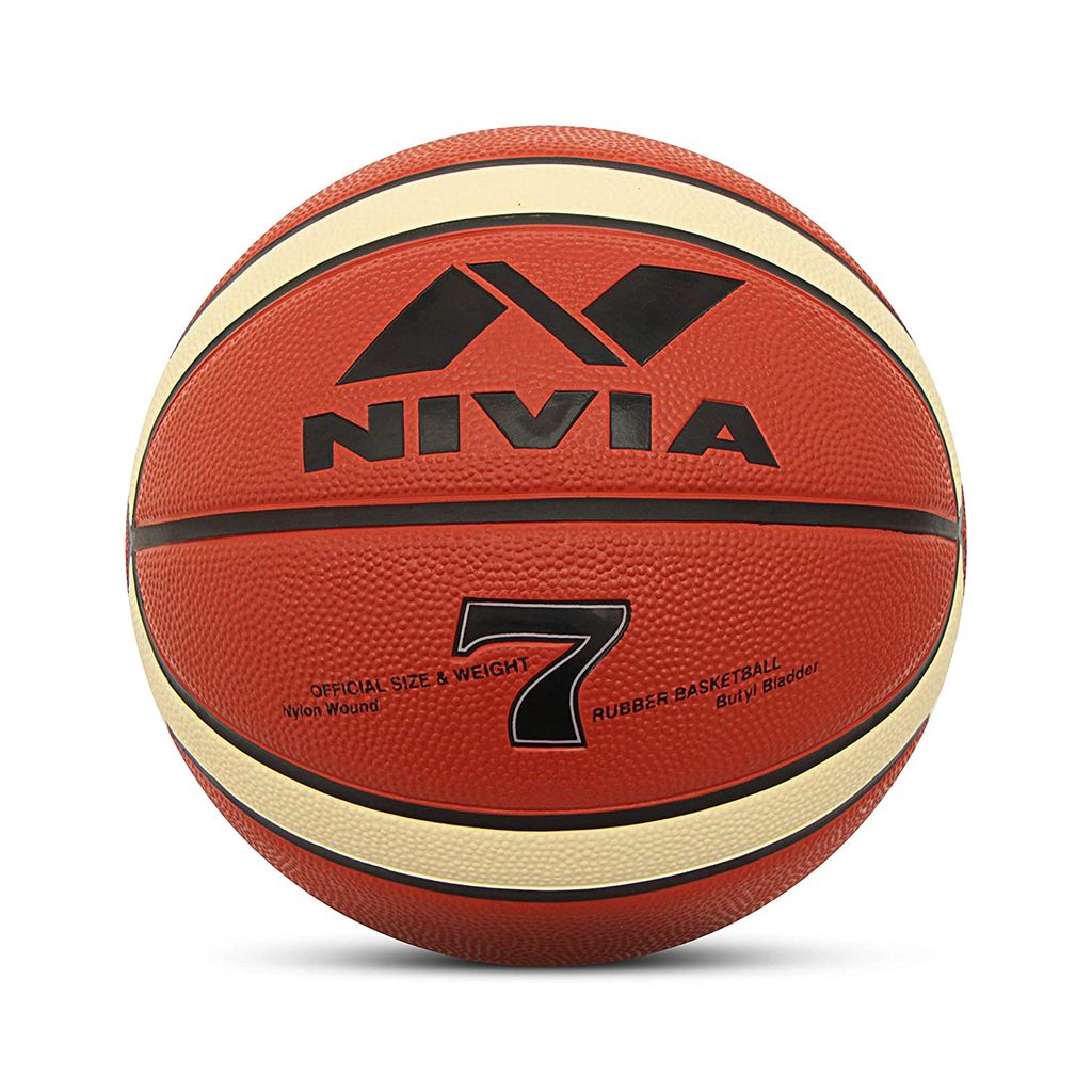 NIVIA Basketball, BB 201, Engraver,  Size-7, Red. - Sports and Fitness Equipment | Buy online on ZillyBuy