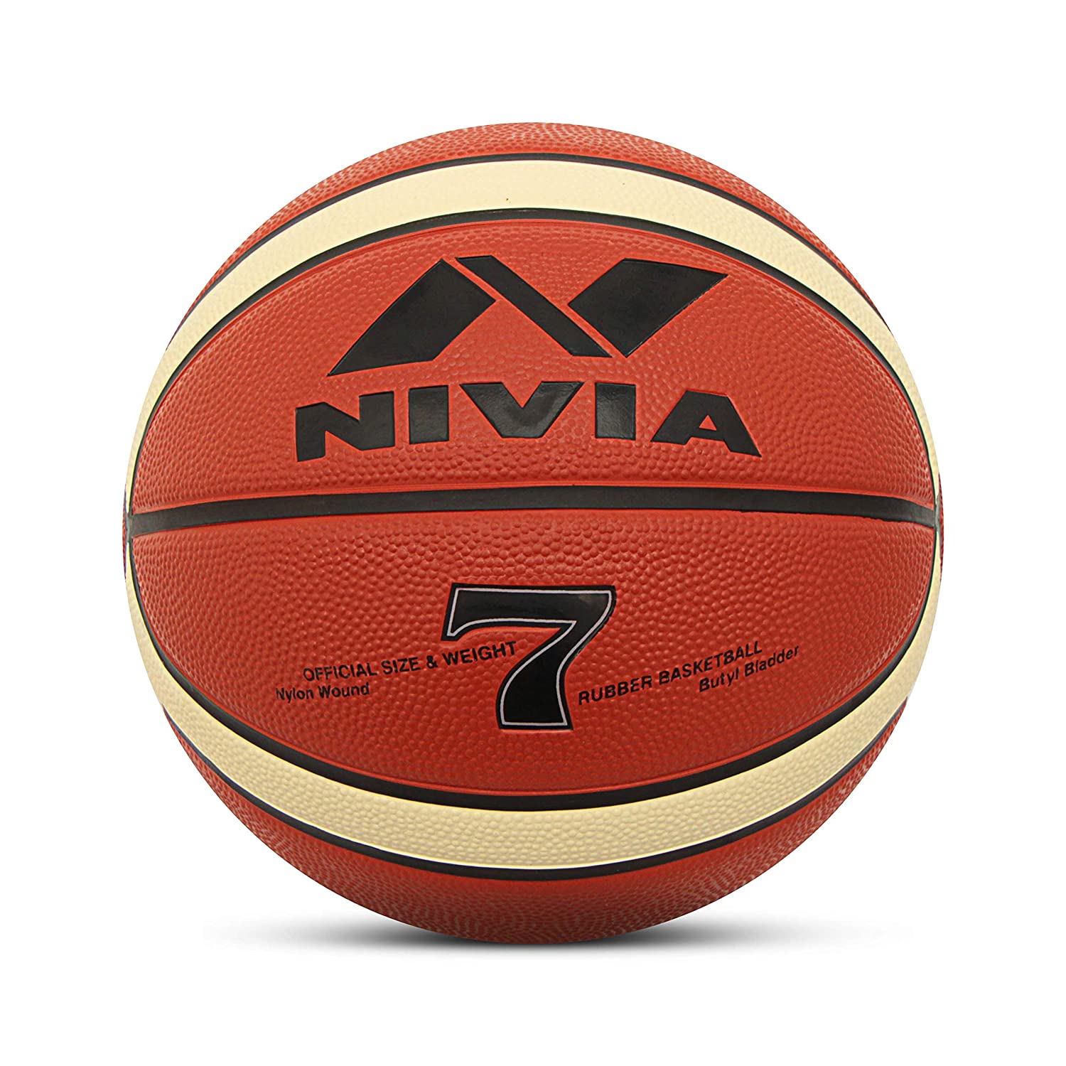 NIVIA Basketball, BB 201, Engraver, Size-7, Red.