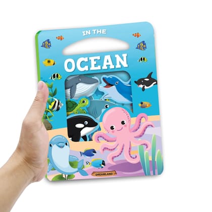 Die Cut Window Board Book - In the Ocean Picture Book for Children Educations Board Book for Kid Die-Cut Shape Board Books [Board book] Dreamland Publications