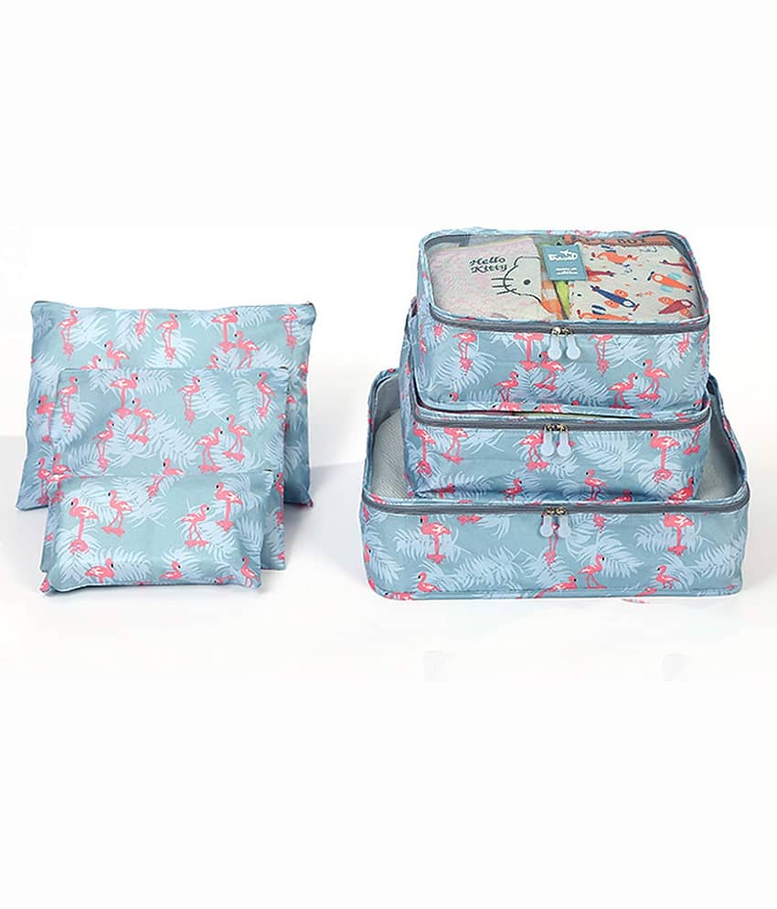 House Of Quirk Grey Travel Storage Bag 6pcs/set