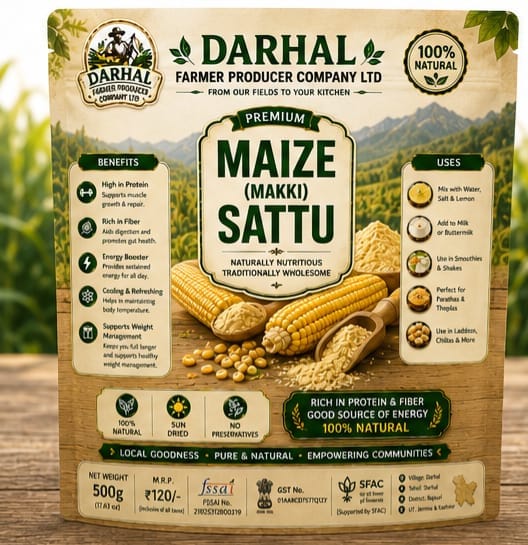 Maize (Makki) Sattu 500g+500 g