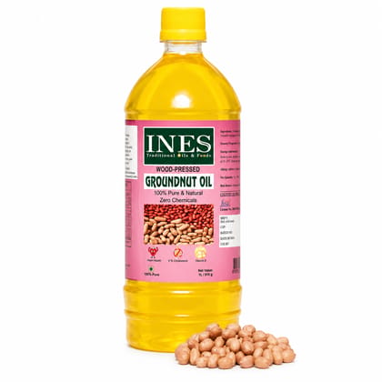 INES Wood Pressed Oil -100% Pure Natural & Pure Goodness in Every Drop - (1 kg)