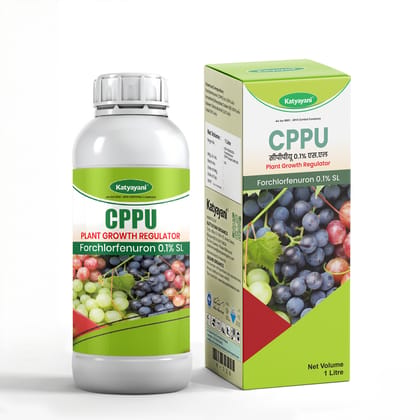 Katyayani CPPU | Forchlorfenuron 0.1% Liquid Plant Growth Regulator | Enhances Fruit Size, Fruit Set & Higher Yield