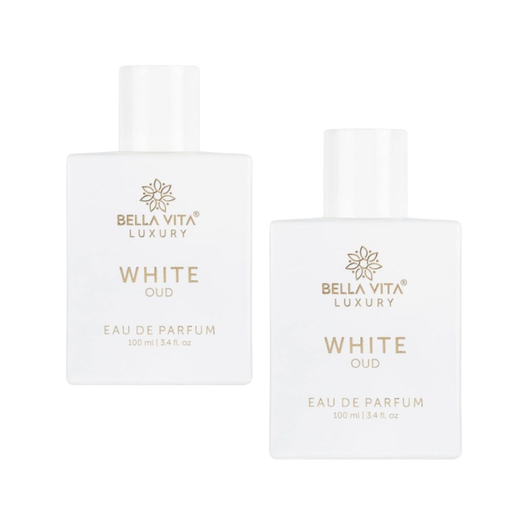Bellavita White Oud Perfume for Unisex Combo Pack of 2 Pcs | 100 ml Each