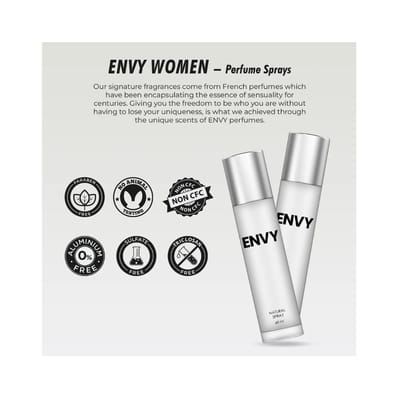 Envy Women Perfume 60ml – Pack of 2 (60ml Each)