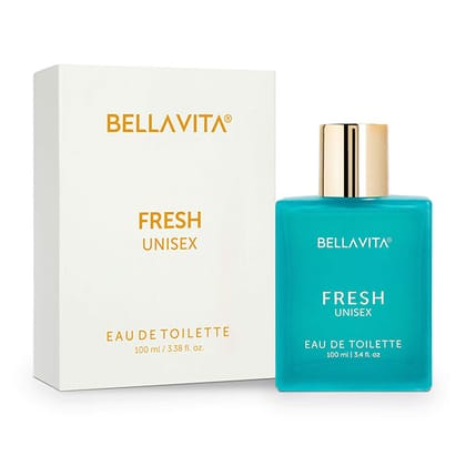 BellaVita Fresh Unisex Perfume 100ml Combo Pack of 2 (100ml Each)