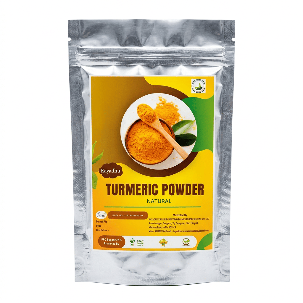 Kayadhu Natural Turmeric Powder - 100% Pure and Organic, 1kg