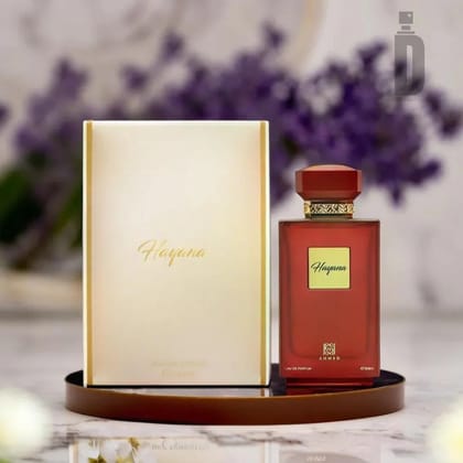 Ahmed Al Maghribi Hayana Eau De Parfum 100ml – Elegant Fruity Floral Unisex Fragrance Ahmed Al Maghribi Hayana Eau De Parfum 100ml – Elegant Fruity Floral Unisex Fragrance