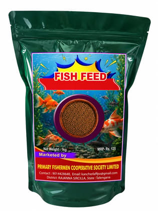 Fish Feed For Ornamental Fish 1kg