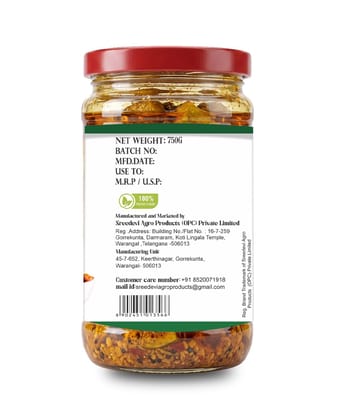 Mango Pickle (Aam Achar) � Tangy & Spicy Indian Pickle with Real Mango Pieces | Authentic Homemade Style | Natural Ingredients | Airtight Seal Jar