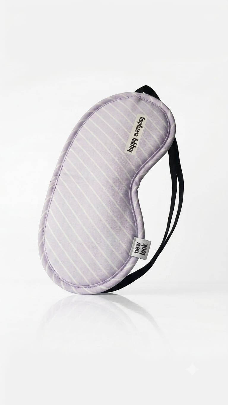 KARUL Fashion New Look Striped Silk Sleep Mask