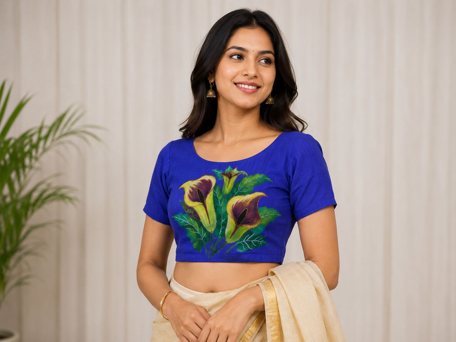 Hand Painted Blouse 1 piece each