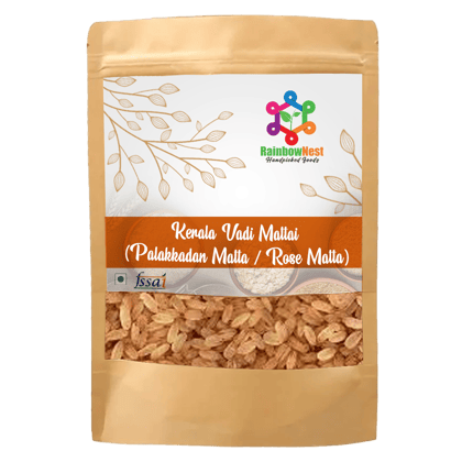 RAINBOWNEST Vadi Matta Rice 300g | Premium Full Grain Raw Red Rice | Traditional Variety | Rich in Iron & Nutrients RAINBOWNEST Vadi Matta Rice 300g | Premium Full Grain Raw Red Rice | Traditional Variety | Rich in Iron & Nutrients