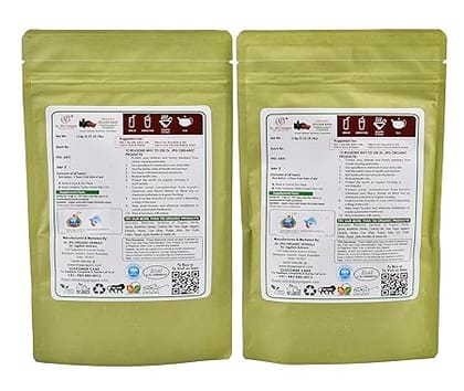 Dr. JPG Organic Arjuna Powder For Manages Cholesterol Level, Promotes Healthy Metabolism/Terminalia Arjuna/INDIA ORGANIC Certified 114g Pack of 2