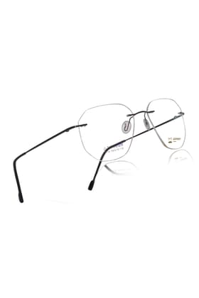 Jodykoes Rimless Spectacle Frame for Men & Women | Frameless Eyeglasses with Lightweight Metal | Adjustable Nose Pads | Office, Professional & Daily Wear