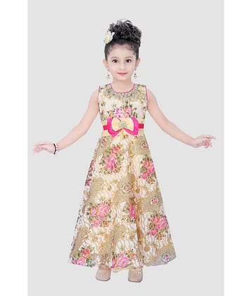 9stiches - Red Rayon Baby Girl Frock ( Pack of 1 )