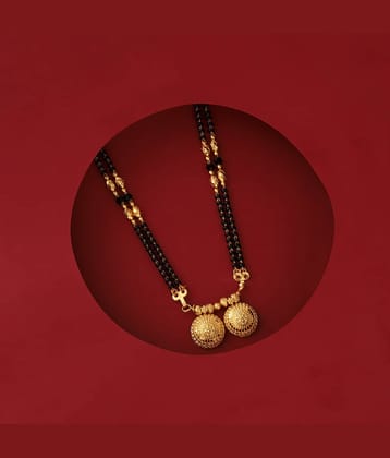 Bhagya Lakshmi Golden Mangalsutra ( Pack of 1 )