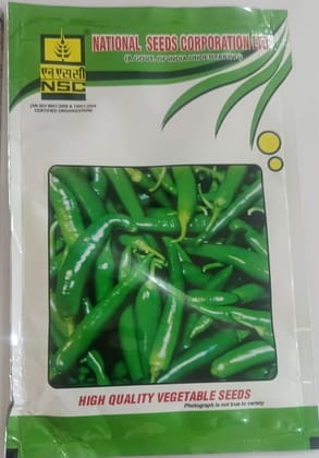 NSC Chilli Kashi Anmol, 25 gram Truthful Labelled Seed