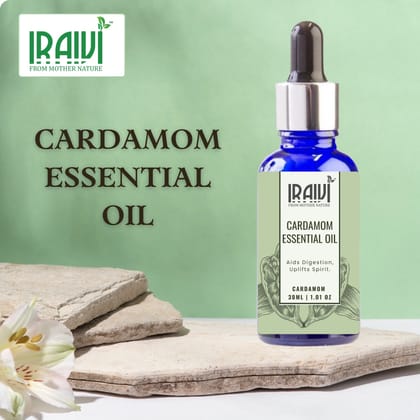 Iraivi Premium Cardamon Essential Oil | Pure & Natural by Iraivi Organics