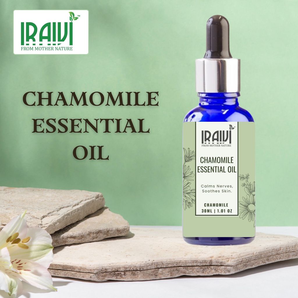 Iraivi Premium Chamomile Essential Oil | Pure & Natural by Iraivi Organics