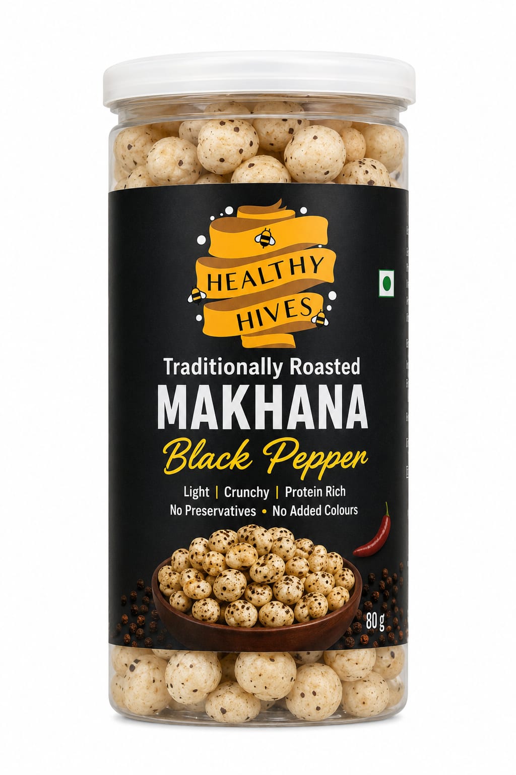 Roasted Makhana Black Pepper