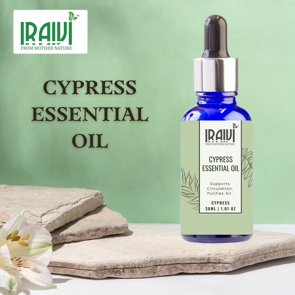 Iraivi Premium Cypress Essential Oil | Pure & Natural by Iraivi Organics