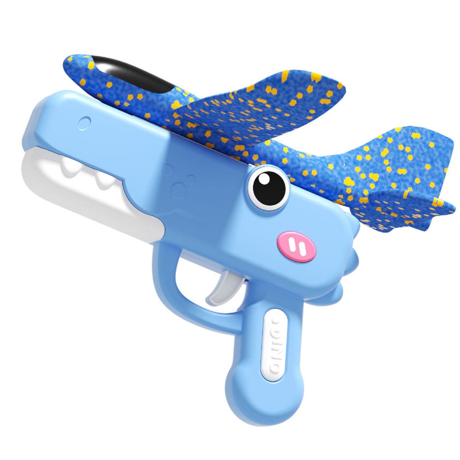 KTRS Enterprise Flying Foam Plane Launcher Toy Gun for Kids Soft Glider Airplane Shooter | Outdoor Fun Toy