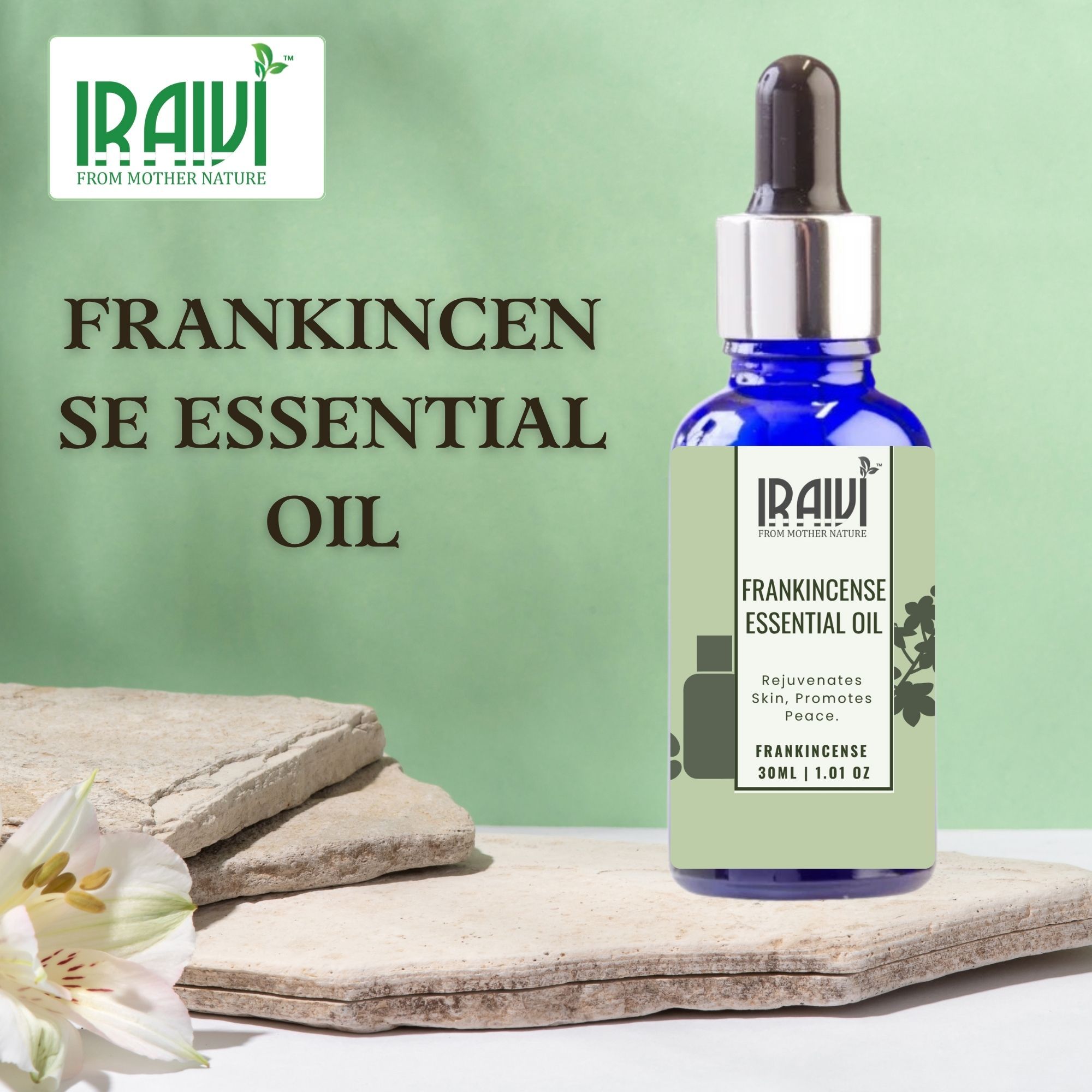 Iraivi Premium Frankincense Essential Oil | Pure & Natural by Iraivi Organics