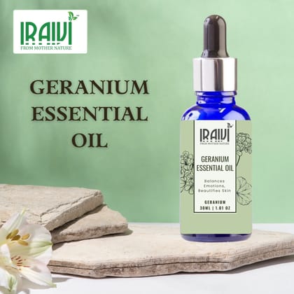 Iraivi Premium Geranium Essential Oil | Pure & Natural by Iraivi Organics