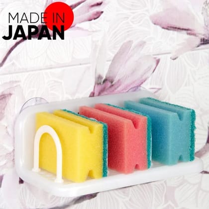 Plastic Sponge Rack -White