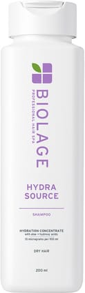 BIOLAGE Hydrasource Professional Shampoo with Aloe, Moisturizes & Hydrates Dry Hair (200 ml)