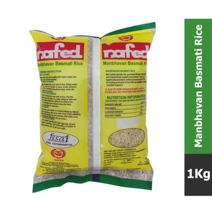 Nafed Manbhavan Basmati Rice - 1 Kg