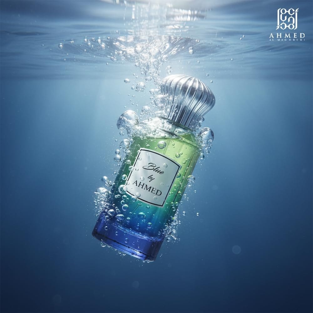 Ahmed Al Maghribi Blue By Ahmed Eau De Parfum 100ml – Fresh Aquatic Woody Fragrance For Men & Women