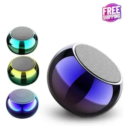 M4 Mini Boost Portable Wireless Speaker, Compact Round Design, Multicolor
