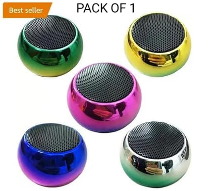 M4 Mini Boost Portable Wireless Speaker, Compact Round Design, Multicolor