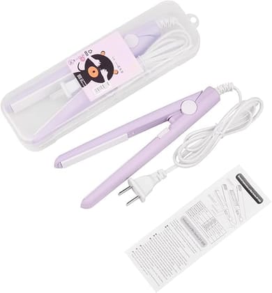 Mini Hair Straightener for Women - Portable Ceramic Flat Iron with Travel Case, Quick Heating, Ideal for Short Hair & Bangs, Ready in 30 seconds, perfect for travelling (Multicolor)